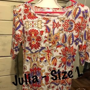 LuLaRoe Julia Paisley Dress